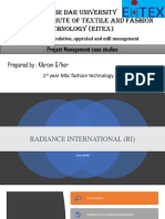 Radiance International Case Study Analysis PDF