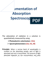 Instrumentation of Absorption Spectros