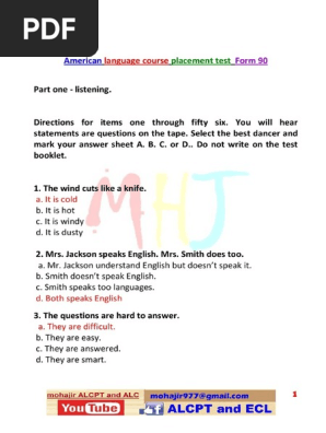 Alcpt Form 90 Past 1