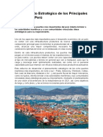 Planeamiento Estratégico y Funciones de Los Principales Puertos Del Perú