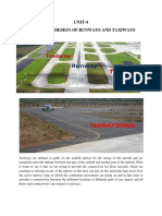 UNIT-4 Geometric Design of Runways and Taxiways Taxiway