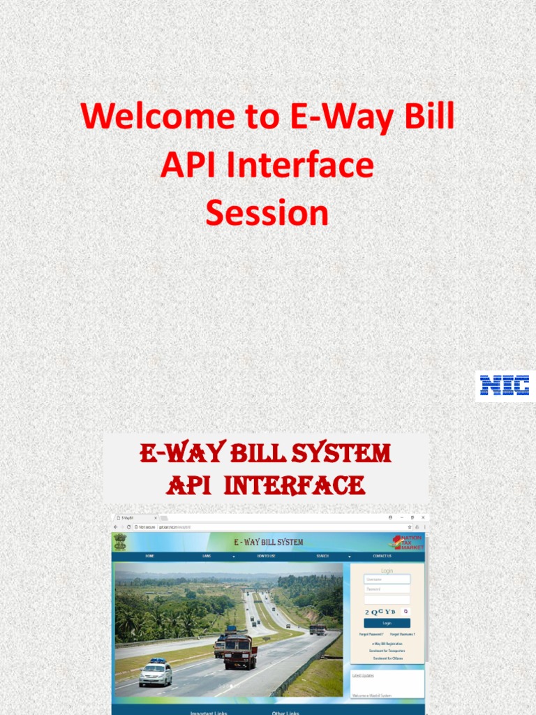 E-Way Bill API Integration Guide | PDF | Invoice | Application ...