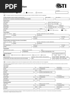 STI College Student Application Form | PDF | Tuition Payments | Fee
