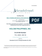 Holcim - Certificate - Red-C Trading and Installation Services (Rtsi), Inc.
