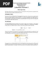 Laboratory Exercise 2: Basic Logic Gates