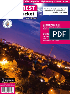 In Your Pocket Bucharest In Your Pocket Mini Guide Includes Old Town Map Hotels Restaurants Bars Sights Bus Romania