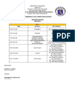 Intrams Matrix