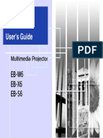 Epson EB x6 Projector - Manual - 4591