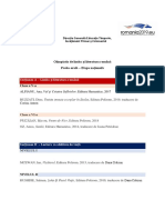 Ollr Proba Orala Lista Carti 2019