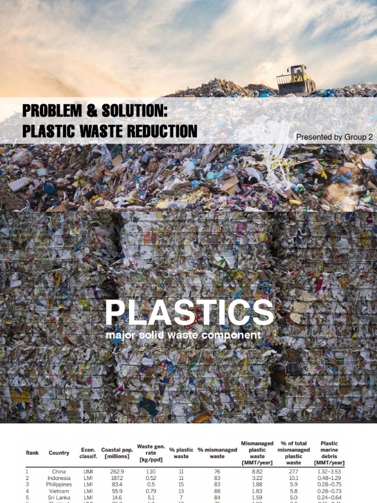Solutions for Reducing Plastic Waste | PDF | Science & Mathematics