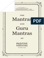 10 Mantras & 3 Guru Mantras of Positive Parenting by MRS - Sudha Parenting