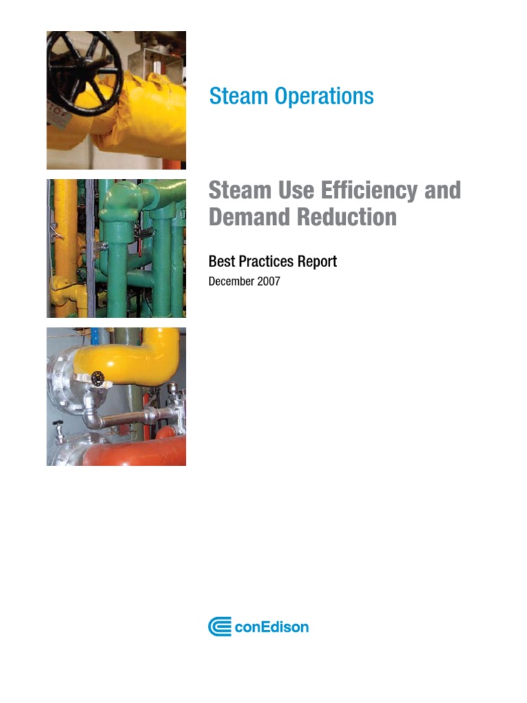 Steam Operations: Steam Use Efficiency and Demand Reduction | PDF ...