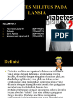 Diabetes Militus Pada Lansia