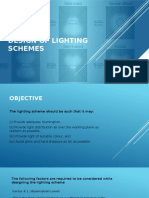 Design of Lighting Schemes