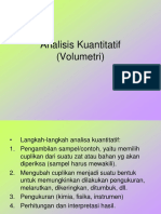 Analisis Volumetri (Kuantitatif) - 1