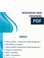 Responsive Web Designing: Om Prakash Gupta Scientist D' IP No - 42064