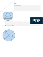 Circle Theorems Quiz