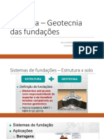 Optativa – Geotecnia das fundações