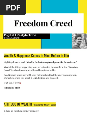 Freedom Creed Wealth