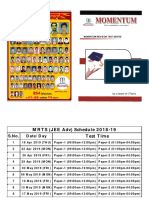 17adv MRTS Schedule PDF