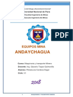  Equipos Mina Andaychagua