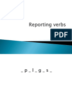 Reporting Verbs