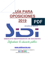Guia para Oposiciones 2019