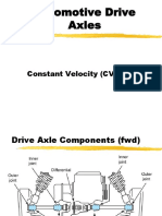 Automotive Drive Axles: Constant Velocity (CV) Types