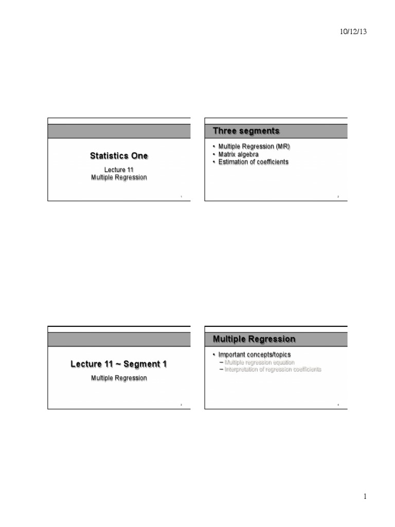 Lecture slides-Stats1.13.L11 PDF | PDF | Matrix (Mathematics ...