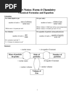 SPM Chemistry Formula List Form4