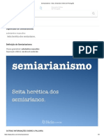 Semiarianismo - Dicio, Dicionário Online de Português