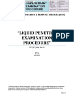 Liquid Penetrant Examination Procedure