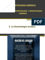 Modulo III - 2 La Deontologia Juridica