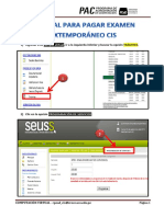 Programar examen extemporáneo CIS menos de