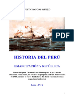 Historia Del Peru Emancipacion y Republica Pons Muso