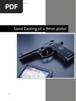 Sand Casting of A 9mm Pistol