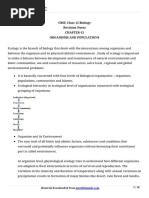 12 Biology Notes ch13 Organisms and Populations PDF