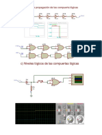 C) Niveles Lógicos de Las Compuertas Lógicas