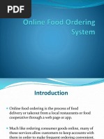 Online Food Ordering System