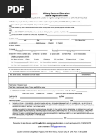 Military Registration Form