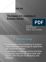 The Impact of E Marketing On Business Society