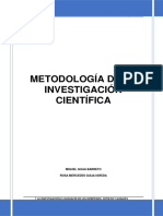 Metodologìa de La Investigaciòn Científica 2019