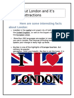 About London and It's Touristic Attractions