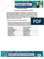 Evidencia 4 Diseno Del Plan de Ruta y Red Geografica de Transporte