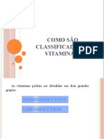 Como São Classificadas As Vitaminas