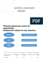 Reabsorción y Secreción Tubular