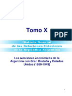 Las Relaciones Económicas de La Argentina Con Gran Bretaña y Estados Unidos 1880-1943