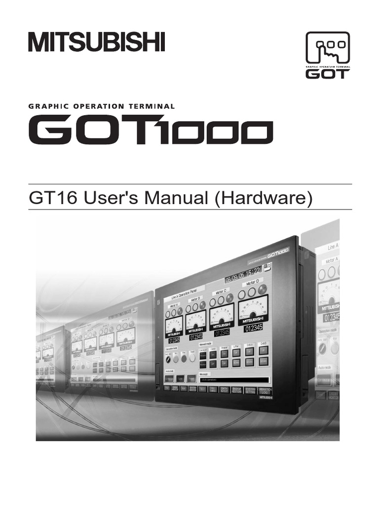 Gt16 User S Manual Hardware English Hmi Pdf Electrical Connector Electrical Wiring