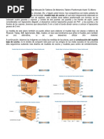 Planos de Muebles de Melamina