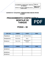 Posgi 30 - Procedimiento Confección y Montaje de Tabiqueria Rev.02